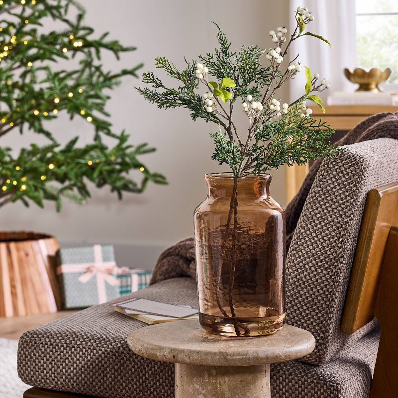 slide 2 of 3, Hearth & Hand with Magnolia 25" White Berry Artificial Stem - Hearth & Hand™ with Magnolia, 1 ct