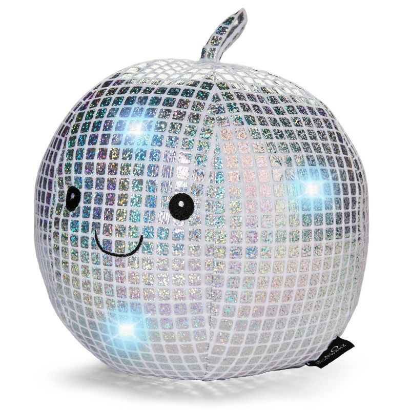 slide 3 of 5, FAO Schwarz 9” Glow Brights Disco Ball Plush, 1 ct