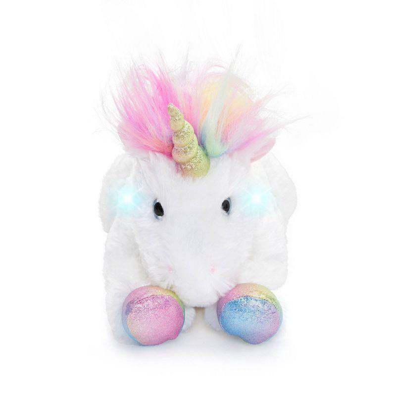 slide 5 of 7, FAO Schwarz 14” Glow Brights Unicorn Plush, 1 ct