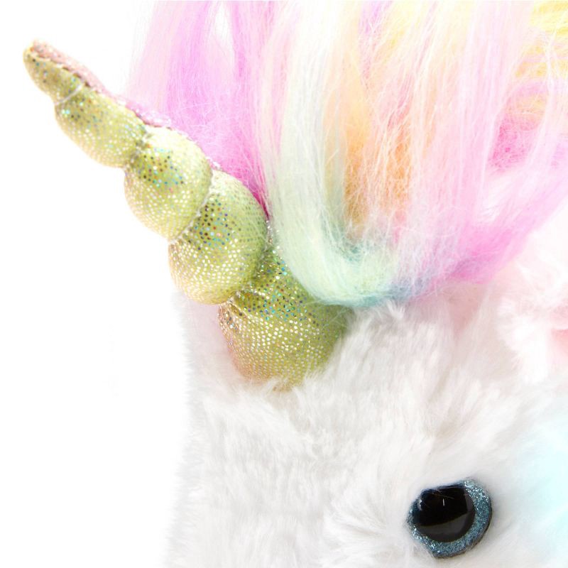 slide 6 of 7, FAO Schwarz 14” Glow Brights Unicorn Plush, 1 ct