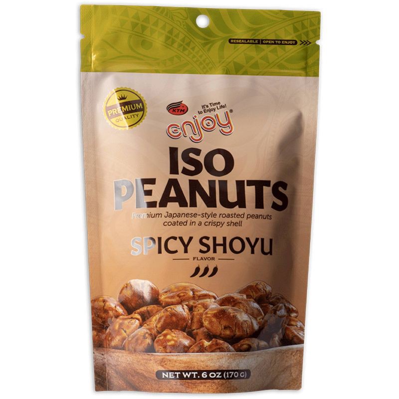 slide 1 of 1, Enjoy Iso Peanuts Spicy Shoyu - 6oz, 6 oz