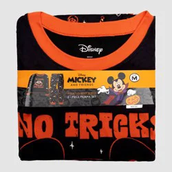 Mickey Mouse Men's 2pc Mickey Halloween Snug Fit Sleep Pajama Set - Black L