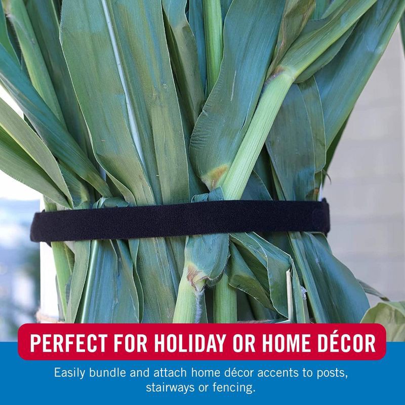 slide 5 of 7, VELCRO 12'x3/4'' One-Wrap Heavy Duty Roll for Organization Cut-to-Length Black, 1 ct