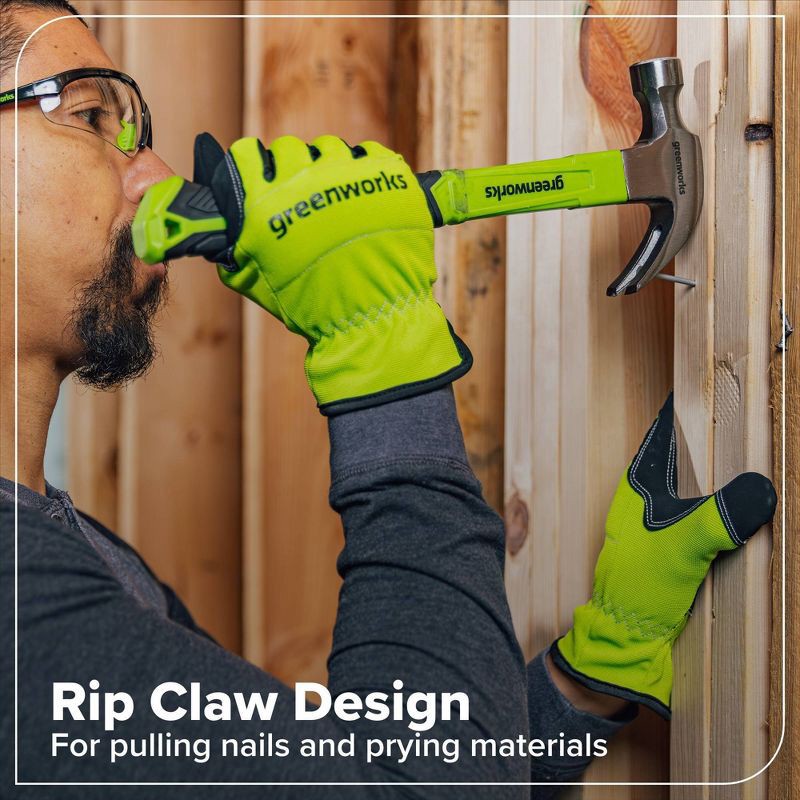 slide 4 of 5, Greenworks 16oz Hammer, 16 oz