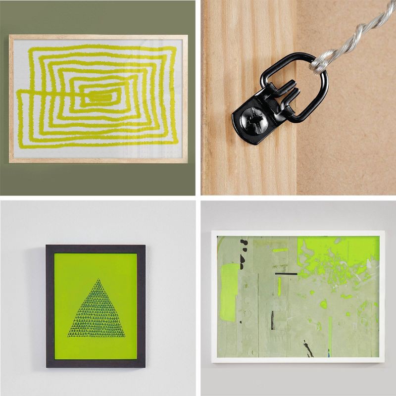 slide 5 of 7, Hillman 48pc Picture Hanging Kit - Black, 48 ct