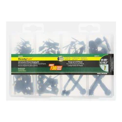 Hillman 48pc Picture Hanging Kit - Black