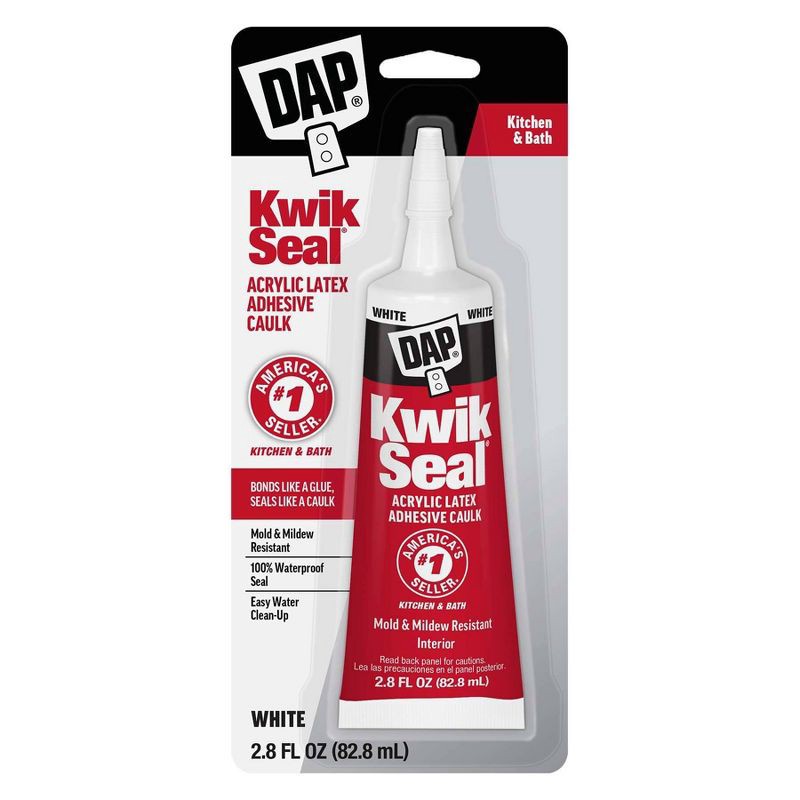 slide 2 of 10, DAP Kwik Seal 2.8oz White, 2.8 oz