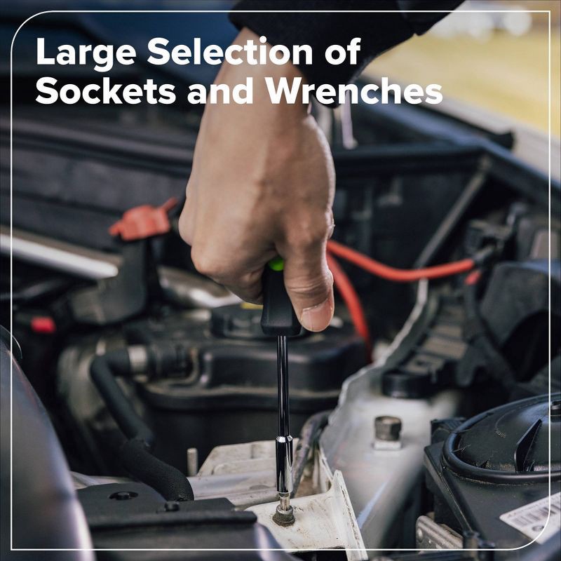 slide 4 of 7, Greenworks 102pc Mechanics Tool Kit, 102 ct