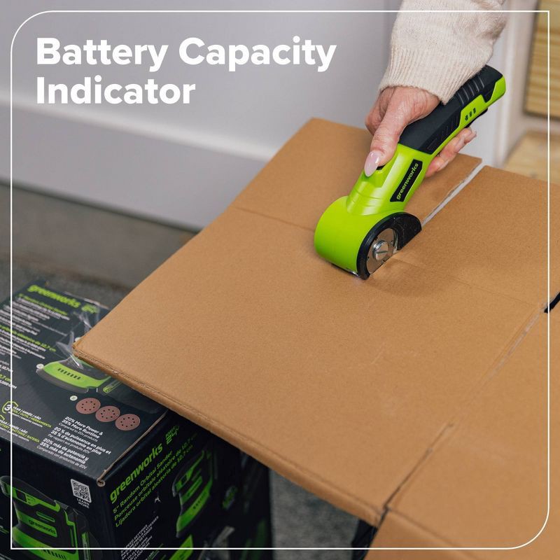 slide 4 of 8, Greenworks 4V Rotary Cutter, 1 ct