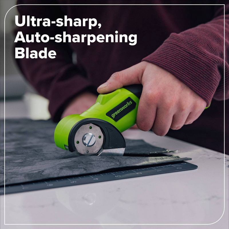 slide 5 of 8, Greenworks 4V Rotary Cutter, 1 ct