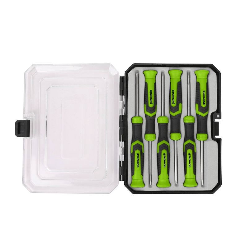 slide 1 of 3, Greenworks 6pc Precision Screwdriver Set, 6 ct