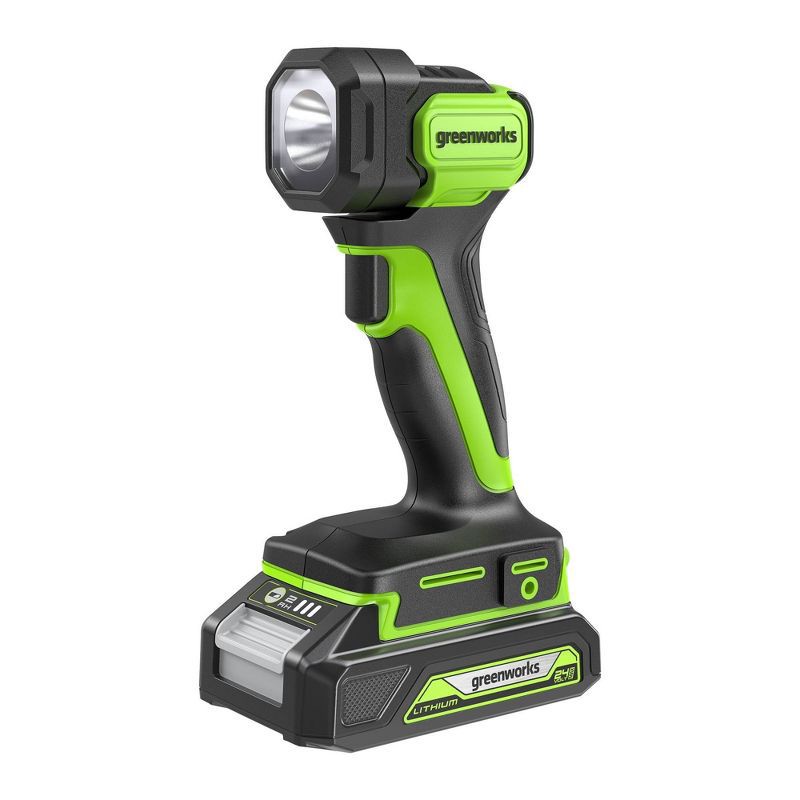 slide 1 of 7, Greenworks POWERALL 24V Cordless 200N Flashlight - Tool Only, 1 ct