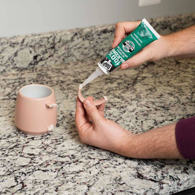 slide 5 of 6, DAP All - Purpose 100% Silicone Clear 2.8oz, 2.8 oz