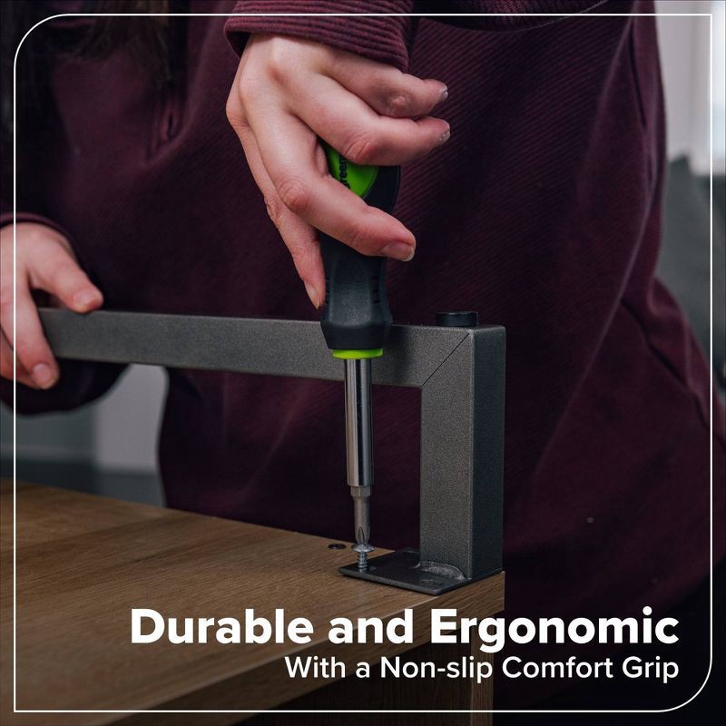 slide 4 of 5, Greenworks Multi-Bit Screwdriver, 1 ct