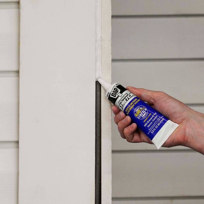 slide 5 of 8, DAP Extreme Stretch White 2.8oz White, 2.8 oz