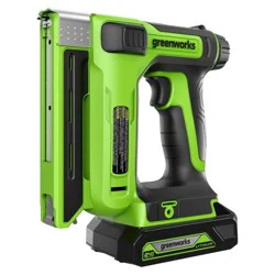 Greenworks POWERALL 24V Cordless 3/8in Crown T50 Stapler with 2Ah Battery and Charger
