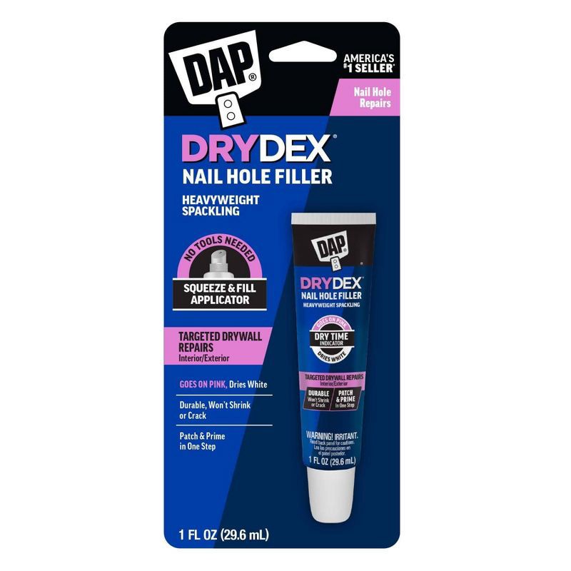 slide 1 of 5, DAP Drydex Spackling 1.0oz Chalk White, 1 oz