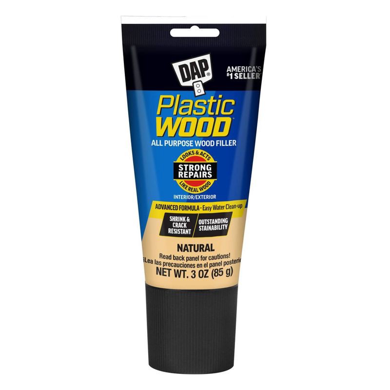 slide 1 of 5, DAP Plastic Wood Latex 3oz Natural, 3 oz