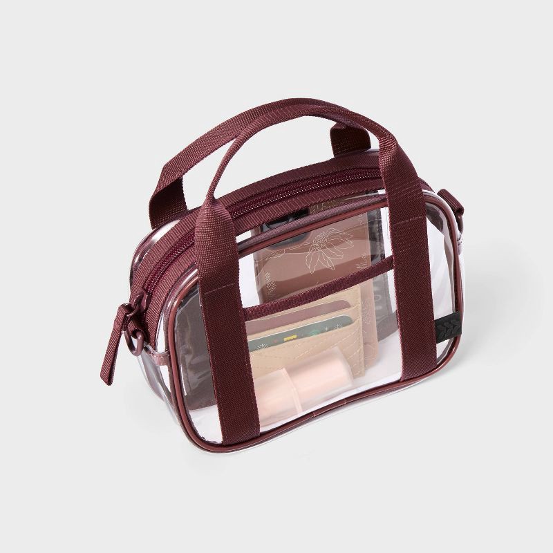 slide 3 of 3, Clear Waist Bag - All In Motion™ - Red, 1 ct