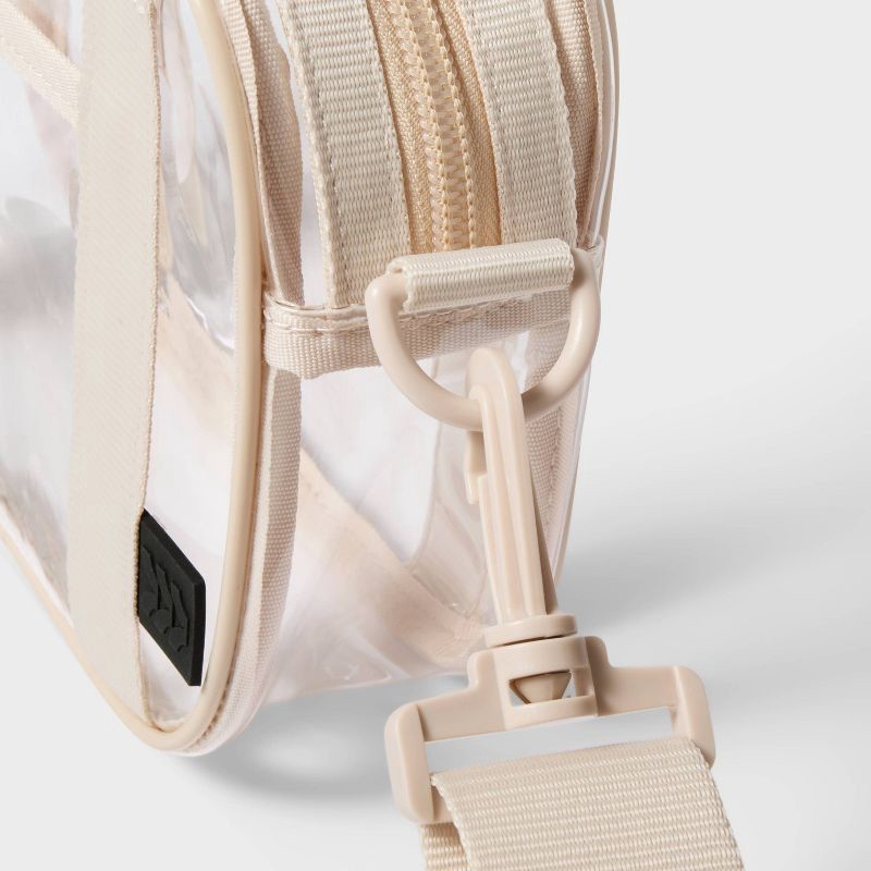 slide 2 of 3, Clear Waist Bag - All In Motion™ - Cream, 1 ct