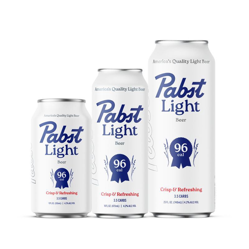 slide 5 of 6, Pabst Blue Ribbon Pabst Light Beer - 12pk/144 fl oz Cans, 12 ct; 144 fl oz