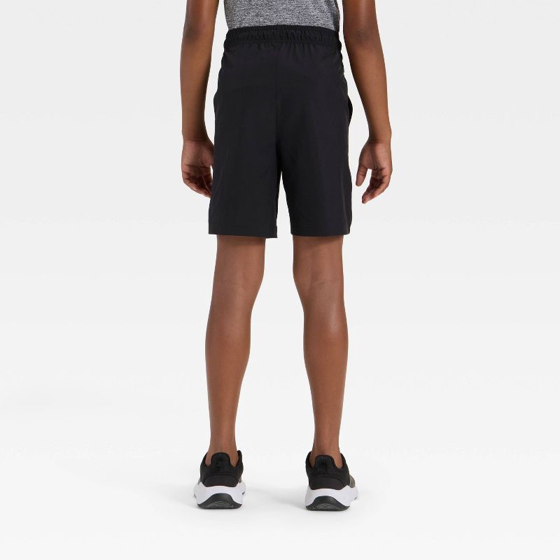 slide 2 of 3, Boys' Hybrid Shorts - All In Motion™ Black S, 1 ct