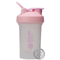 BlenderBottle 20oz Plastic Classic Water Bottle - Pink