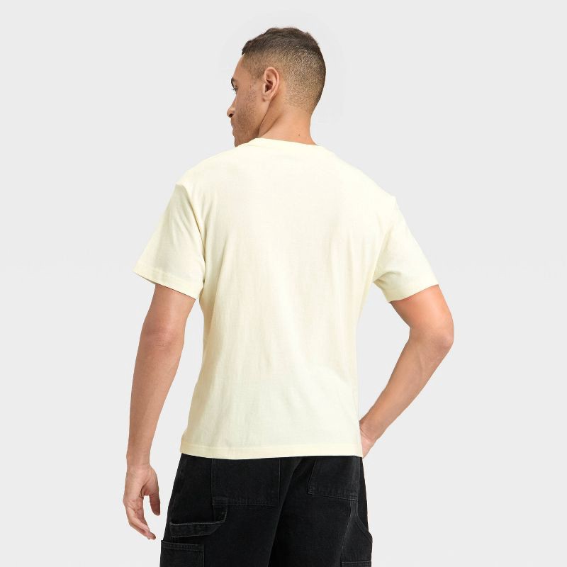 slide 3 of 3, Men's Short Sleeve NBA T-Shirt - Original Use™ Off White S, 1 ct