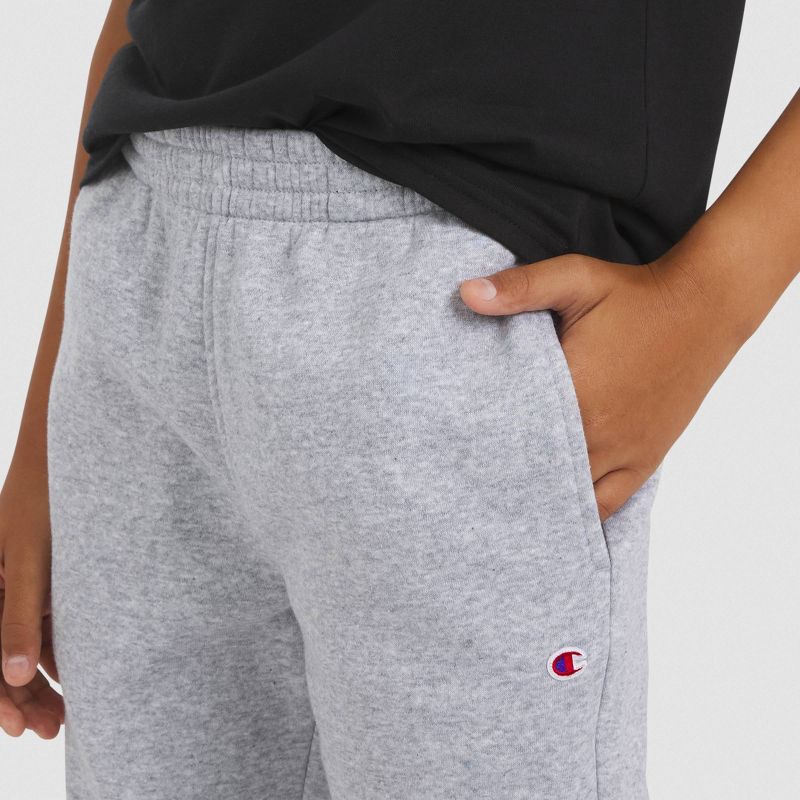 slide 3 of 3, Champion Kids' Signature Fleece Jogger Pants - Heather Gray L, 1 ct