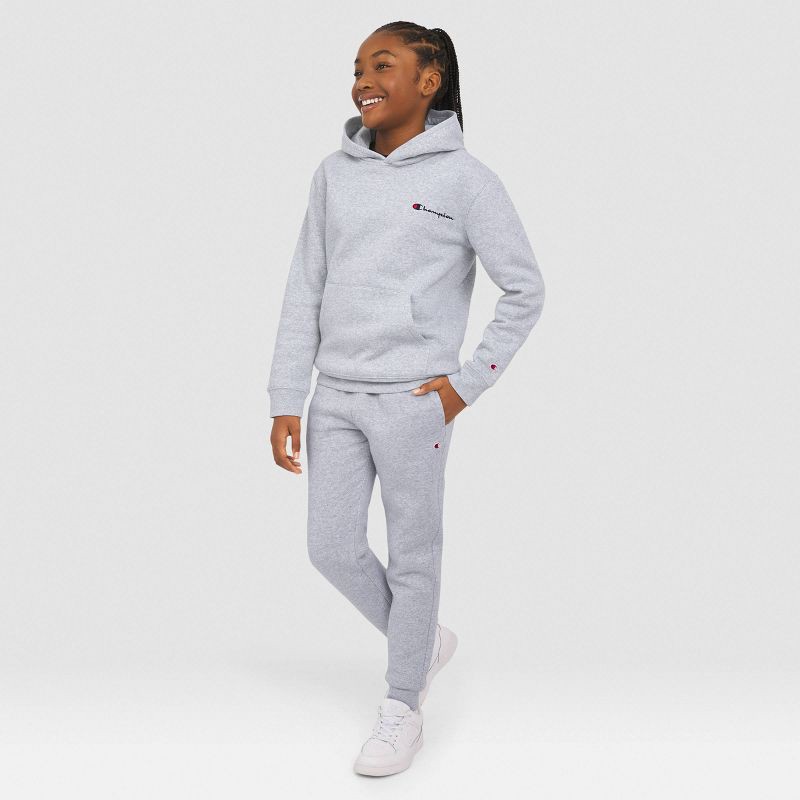 slide 7 of 8, Champion Kids' Signature Fleece Hoodie - Heather Gray XL, 1 ct