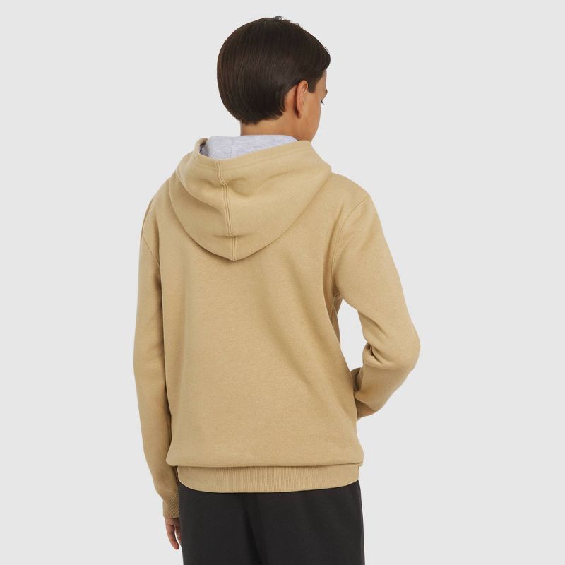 slide 5 of 8, Champion Kids' Signature Fleece Hoodie - Khaki S, 1 ct