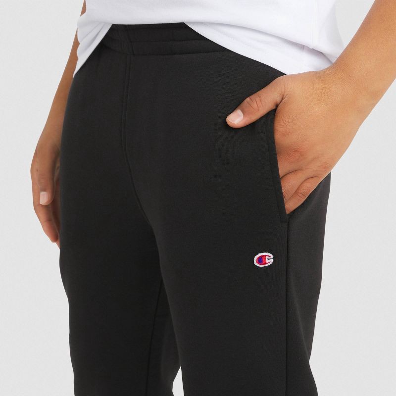 slide 3 of 3, Champion Kids' Signature Fleece Jogger Pants - Black S, 1 ct