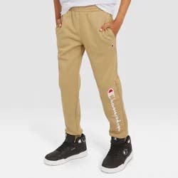 Champion Kids' Signature Fleece Jogger Pants - Khaki M