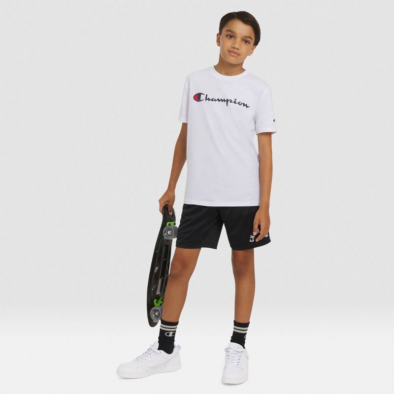 slide 5 of 9, Champion Kids' Signature Graphic T-Shirt - White M, 1 ct