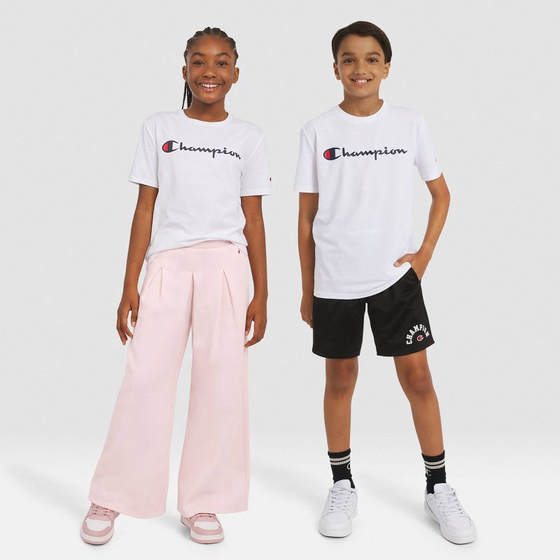 slide 9 of 9, Champion Kids' Signature Graphic T-Shirt - White M, 1 ct