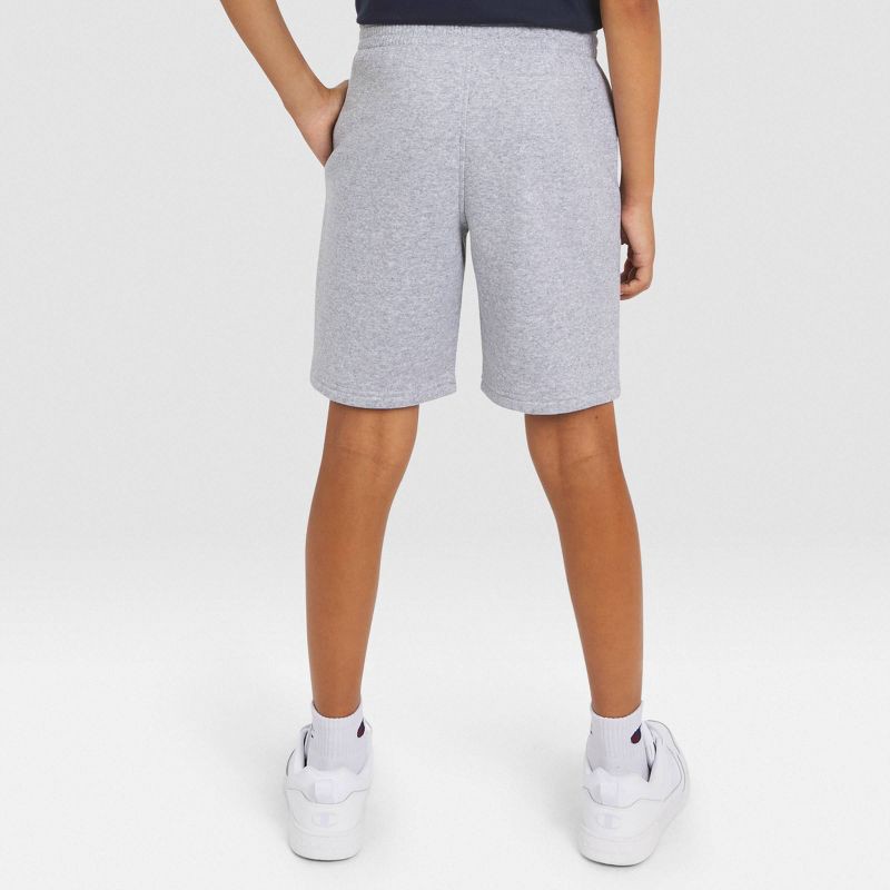 slide 2 of 2, Champion Kids' Signature Fleece Shorts - Heather Gray L, 1 ct