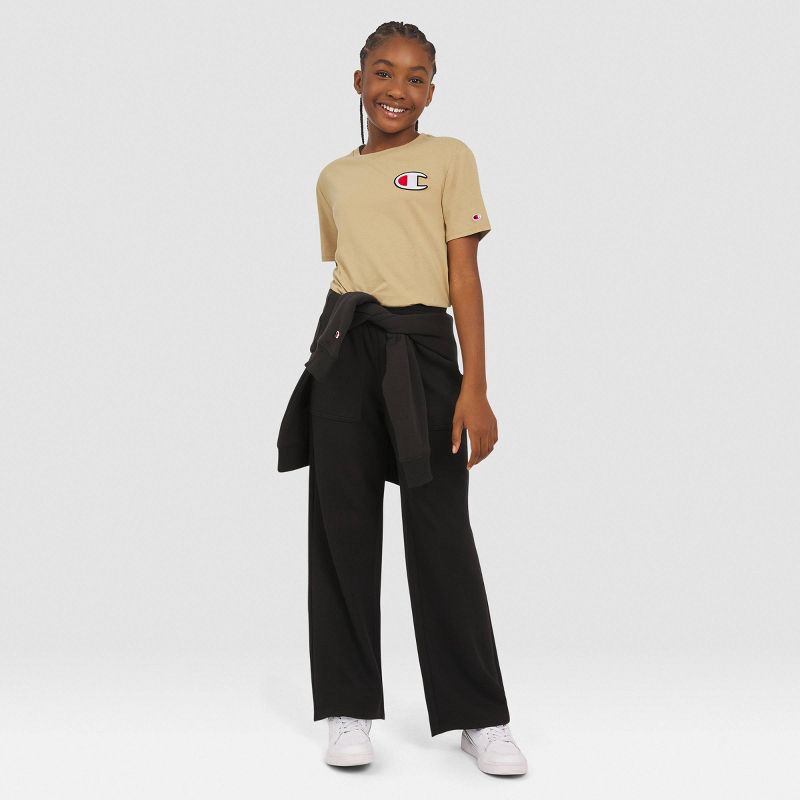 slide 5 of 6, Champion Kids' Signature Graphic T-Shirt - Khaki XL, 1 ct