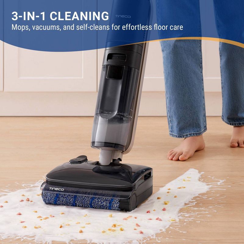 slide 3 of 12, Tineco GO HammerHead MessDetect Cordless Wet/Dry Mop & Vacuum with ZeroTangle and Lay Flat Technology, 1 ct