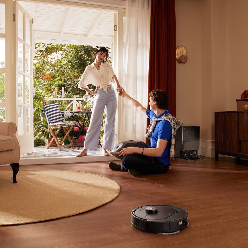 slide 14 of 15, Roborock QR 598 Robot Vacuum and Mop with 8,000 Pa Suction, Auto Mop Washing, Drying, Emptying & Tank Refilling, 1 ct