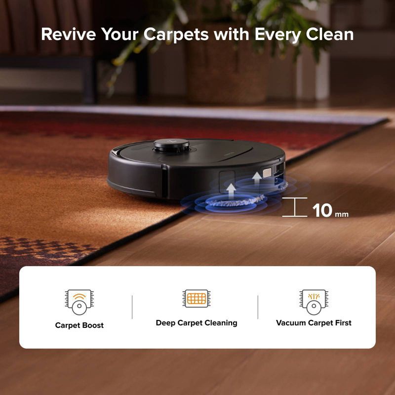 slide 6 of 15, Roborock QR 598 Robot Vacuum and Mop with 8,000 Pa Suction, Auto Mop Washing, Drying, Emptying & Tank Refilling, 1 ct