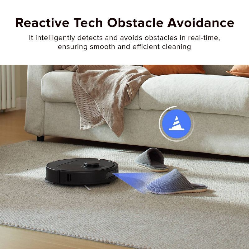 slide 9 of 15, Roborock QR 598 Robot Vacuum and Mop with 8,000 Pa Suction, Auto Mop Washing, Drying, Emptying & Tank Refilling, 1 ct