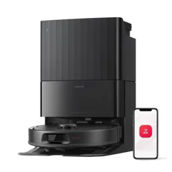 Roborock QR 598 Cordless Robot Vacuum and Mop 6.5" Cleaning Path Black