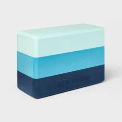 Yoga Block Tri Color All In Motion™ - Blue
