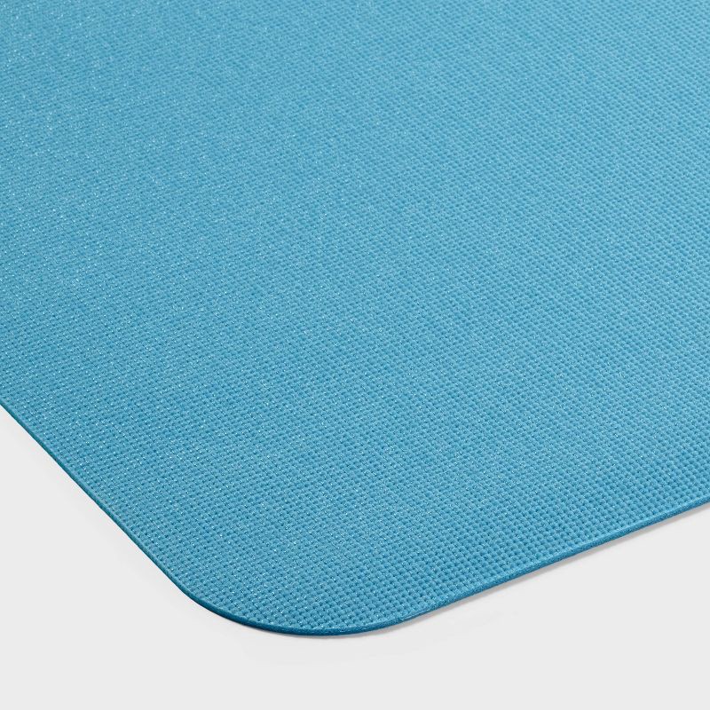 slide 3 of 4, Yoga Mat Blue (3mm) - All In Motion™, 1 ct
