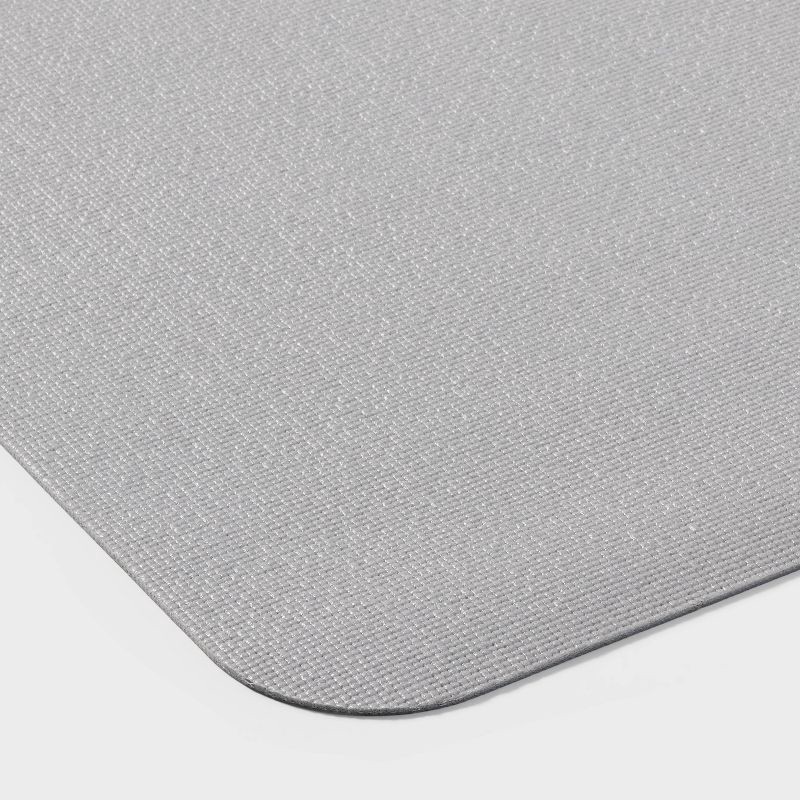 slide 3 of 4, Yoga Mat Gray (3mm) - All In Motion™, 1 ct