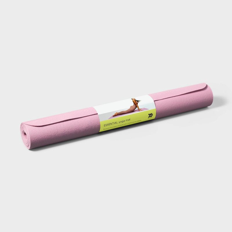 slide 2 of 4, Yoga Mat Pink (3mm) - All In Motion™, 1 ct
