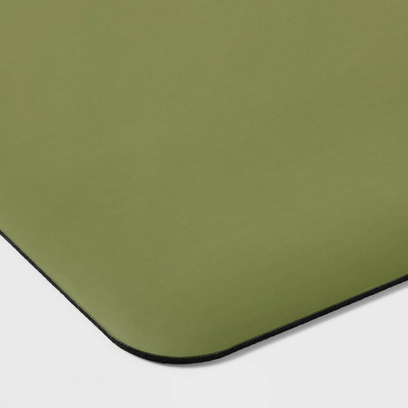 slide 3 of 4, Yoga Mat Rubber Green (5mm) - All In Motion™, 1 ct