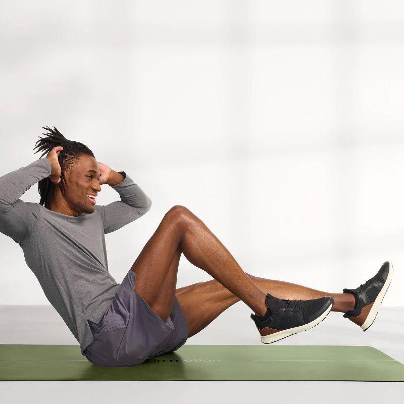 slide 4 of 4, Yoga Mat Rubber Green (5mm) - All In Motion™, 1 ct