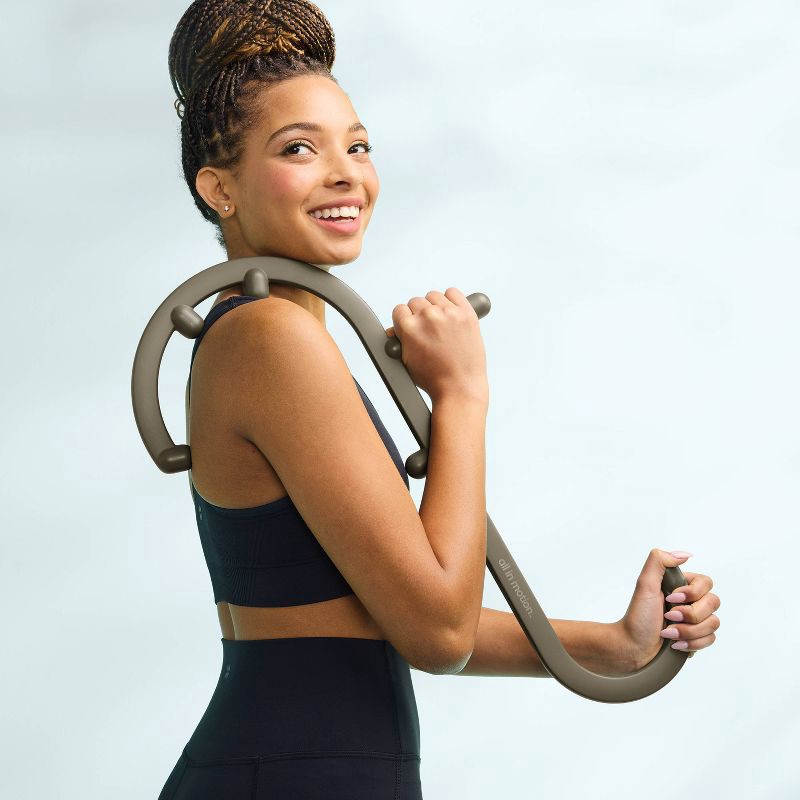 slide 3 of 3, Muscle Hook Acupressure Massager - Black - All In Motion™, 1 ct