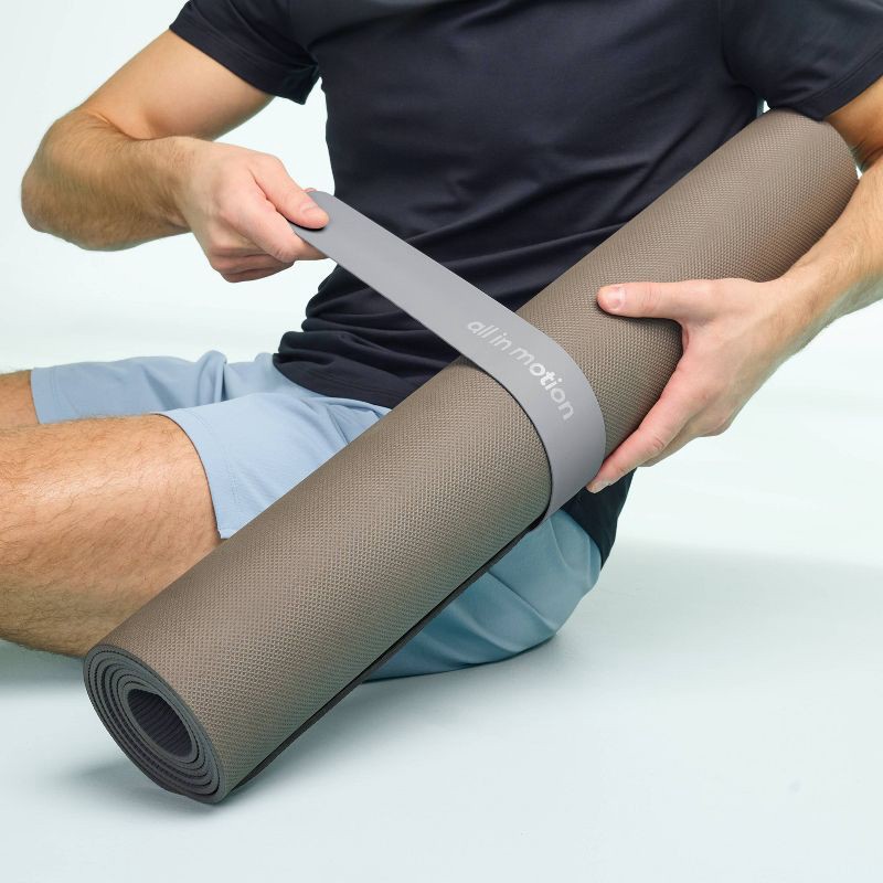 slide 3 of 3, Yoga Straps Mat Slap Band - All In Motion™ Gray, 1 ct